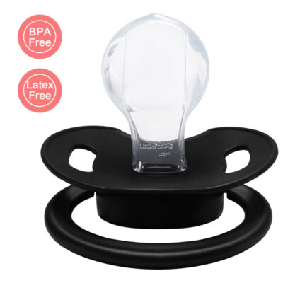 Gen2 BigShield Pacifier I Love Daddy Pattern Black