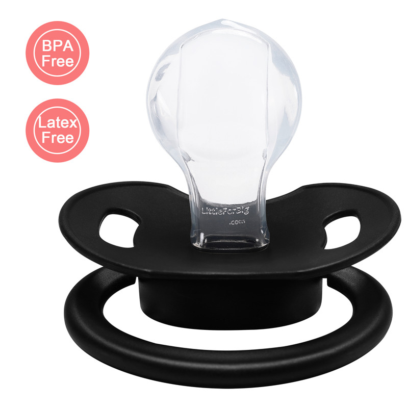 Gen2 BigShield Pacifier I Love Daddy Pattern Black