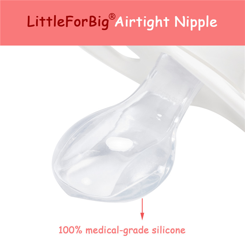 Gen2 BigShield Pacifier I Love Daddy Pattern White