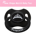 Gen2 BigShield Pacifier "Princess" Crown Black