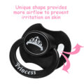 Gen2 BigShield Pacifier "Princess" Crown Black