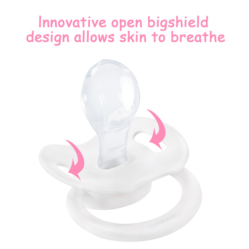 Gen2 BigShield Printed Pacifier Set "Princess" Crown 2-Pack