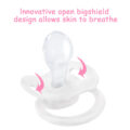 Gen2 BigShield Pacifier "Princess" Crown White