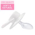 Gen2 BigShield Pacifier "Princess" Crown White