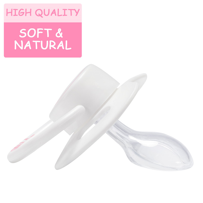 Gen2 BigShield Pacifier "Princess" Crown White