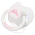 Gen2 BigShield Pacifier "Princess" Crown White