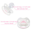 Gen2 BigShield Pacifier "Princess" Crown White