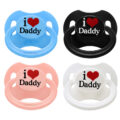 Gen2 BigShield Printed Pacifier Set I Love Daddy 4-Pack
