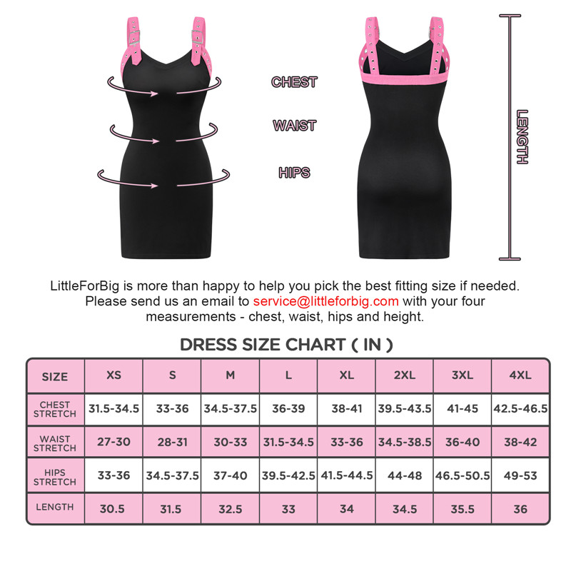 Scene Babe Goth Bondage Mini Dress