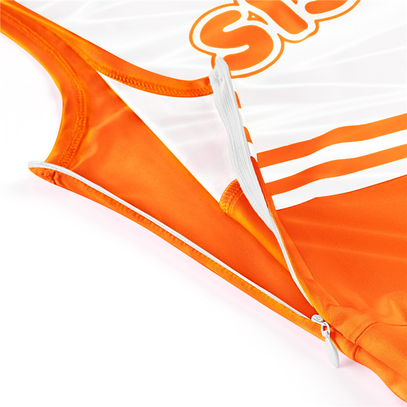 Cheer SissyUniversity Mini Dress Neon Orange