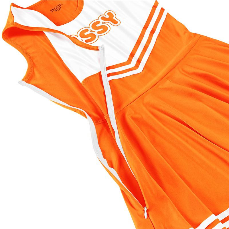 Cheer SissyUniversity Mini Dress Neon Orange