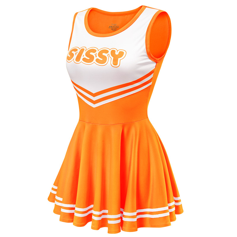 Cheer SissyUniversity Mini Dress Neon Orange