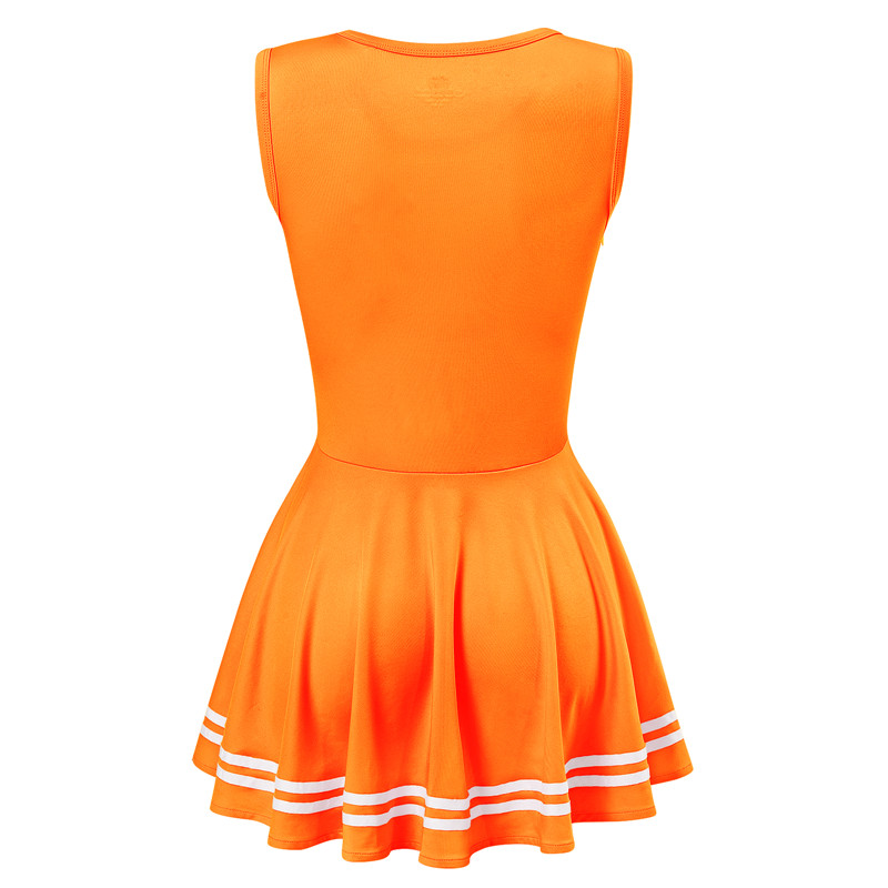 Cheer SissyUniversity Mini Dress Neon Orange