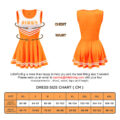 Cheer Sissy Mini Dress Neon Orange