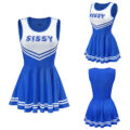 Cheer Sissy Mini Dress Dark Blue