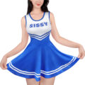 Cheer Sissy Mini Dress Dark Blue