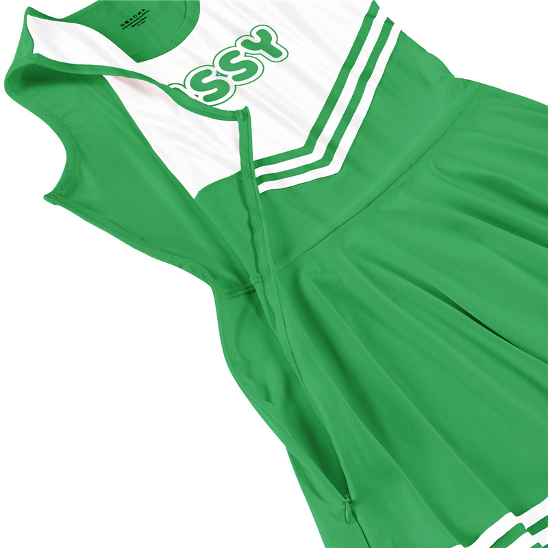 Cheer SissyUniversity Mini Dress Dark Green