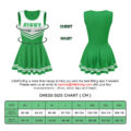 Cheer Sissy Mini Dress Dark Green