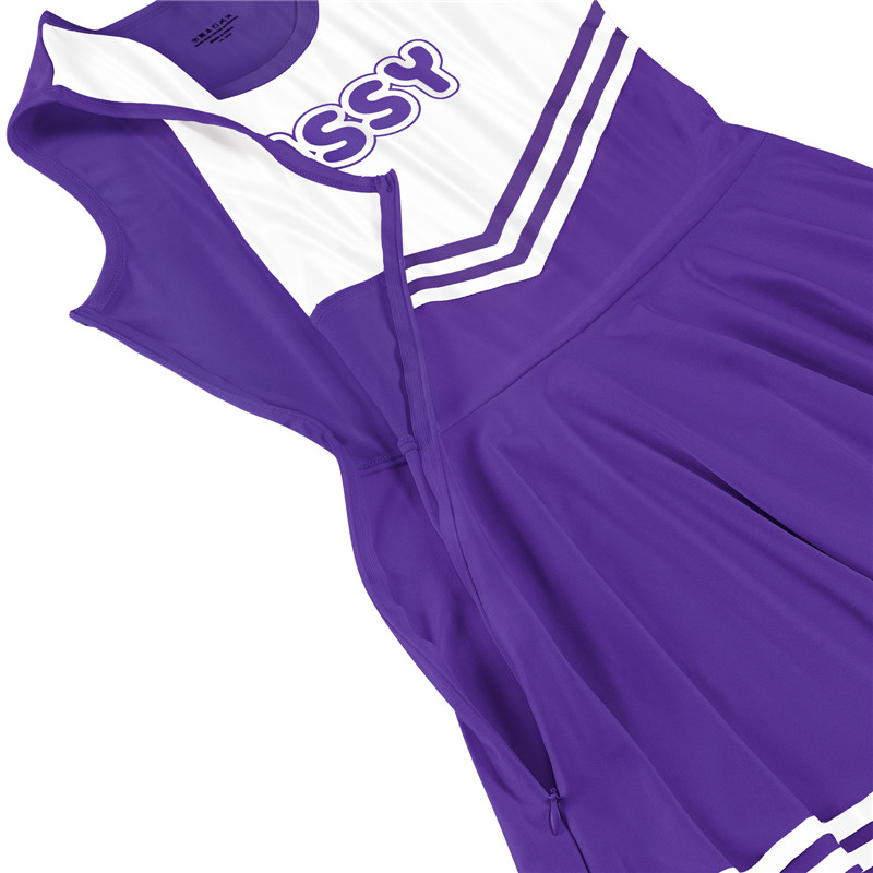 Cheer SissyUniversity Mini Dress Dark Purple