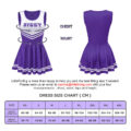 Cheer Sissy Mini Dress Dark Purple