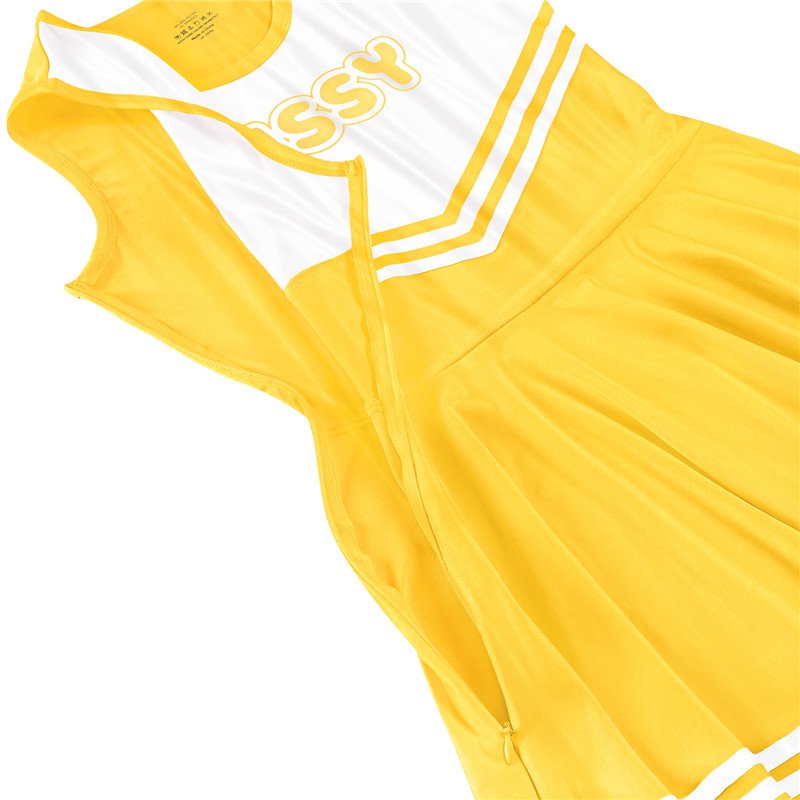 Cheer SissyUniversity Mini Dress Yellow
