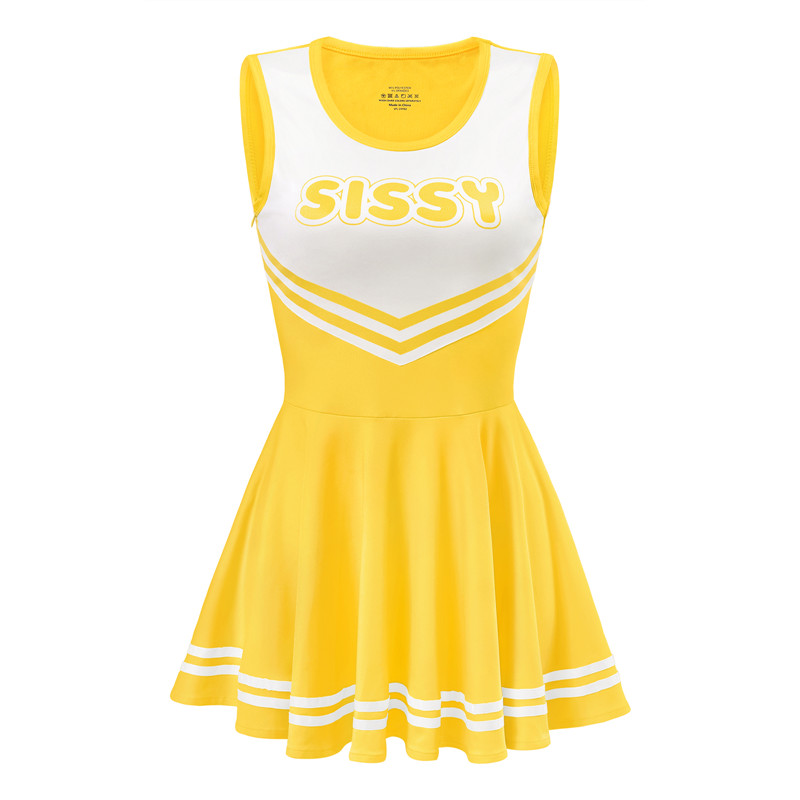 Cheer SissyUniversity Mini Dress Yellow