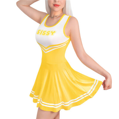 Cheer SissyUniversity Mini Dress Yellow