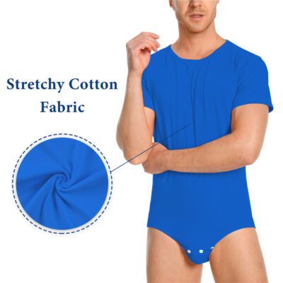 Relaxed Fit Basic Onesie Blue