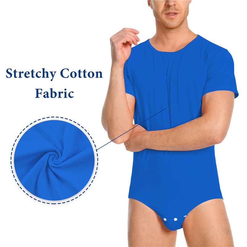 Relaxed Fit Basic Onesie Blue