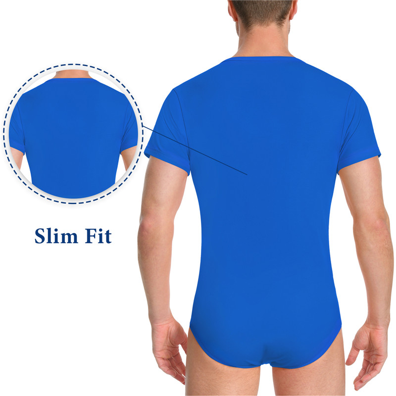 Relaxed Fit Basic Onesie Blue