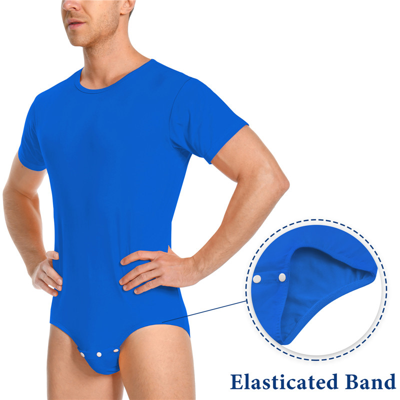 Relaxed Fit Basic Onesie Blue