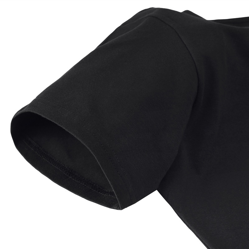 Relaxed Fit Basic Onesie Black