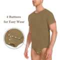 Relaxed Fit Basic Onesie Brown