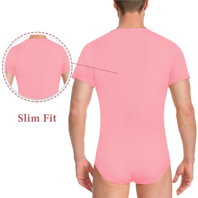 Relaxed Fit Basic Onesie Pink