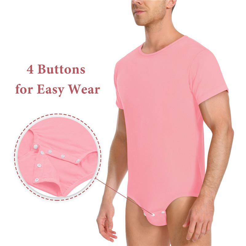 Relaxed Fit Basic Onesie Pink