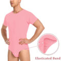 Relaxed Fit Basic Onesie Pink