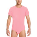 Relaxed Fit Basic Onesie Pink