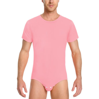 Relaxed Fit Basic Onesie Pink