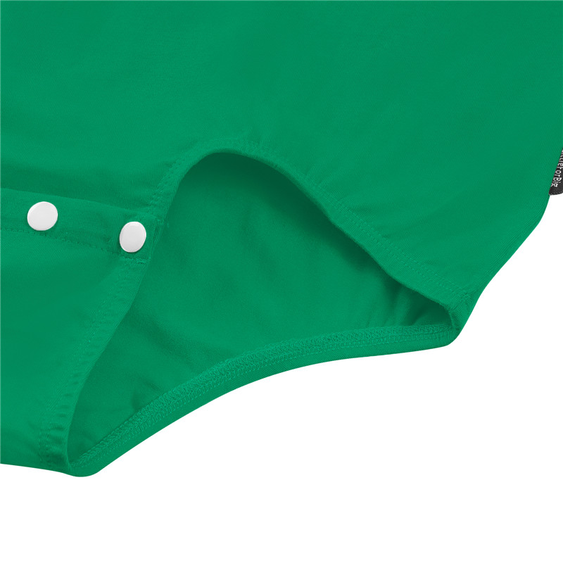 Relaxed Fit Basic Onesie Green