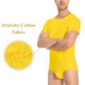 Relaxed Fit Basic Onesie Yellow