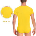 Relaxed Fit Basic Onesie Yellow