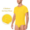 Relaxed Fit Basic Onesie Yellow