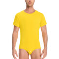 Relaxed Fit Basic Onesie Yellow