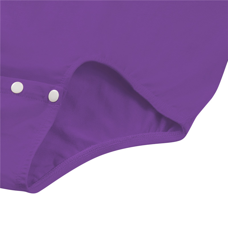 Relaxed Fit Basic Onesie Purple