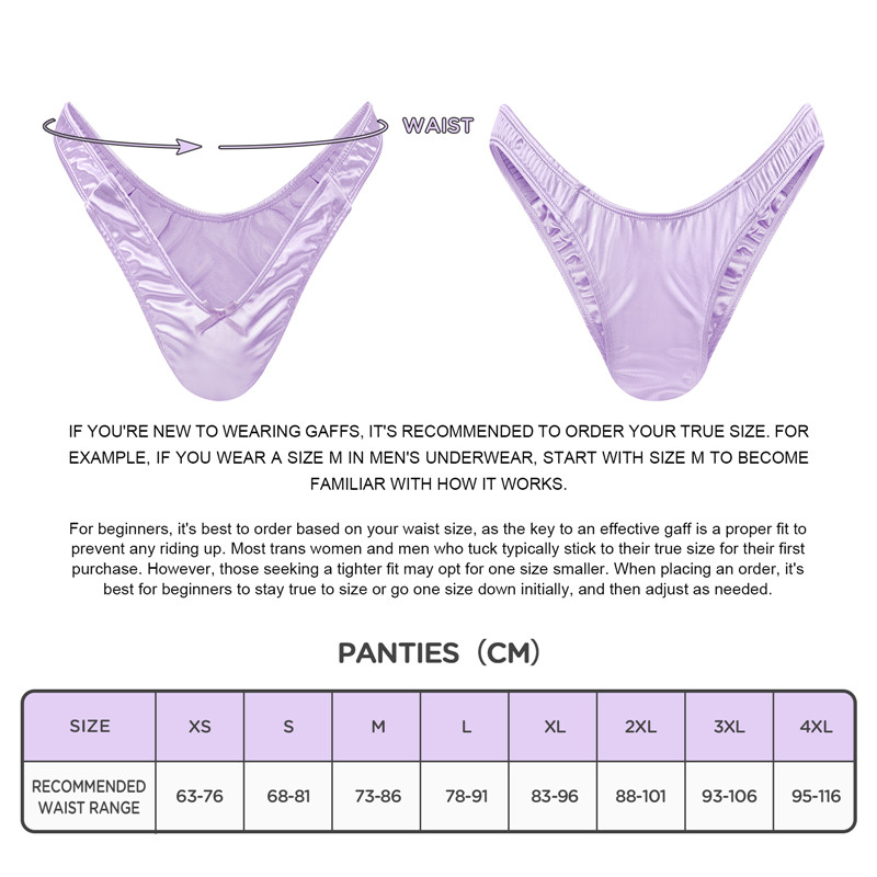 Little Secret Thong Tucking Gaff Panties Light Purple