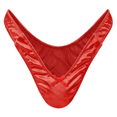 Little Secret Thong Tucking Gaff Panties Red