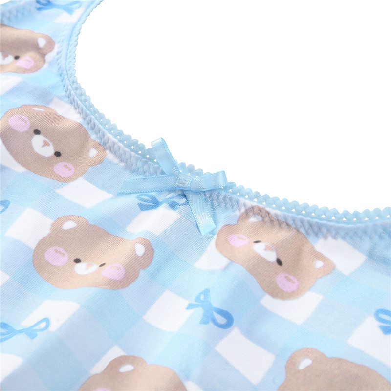 Baby Bear Bralette Set Blue