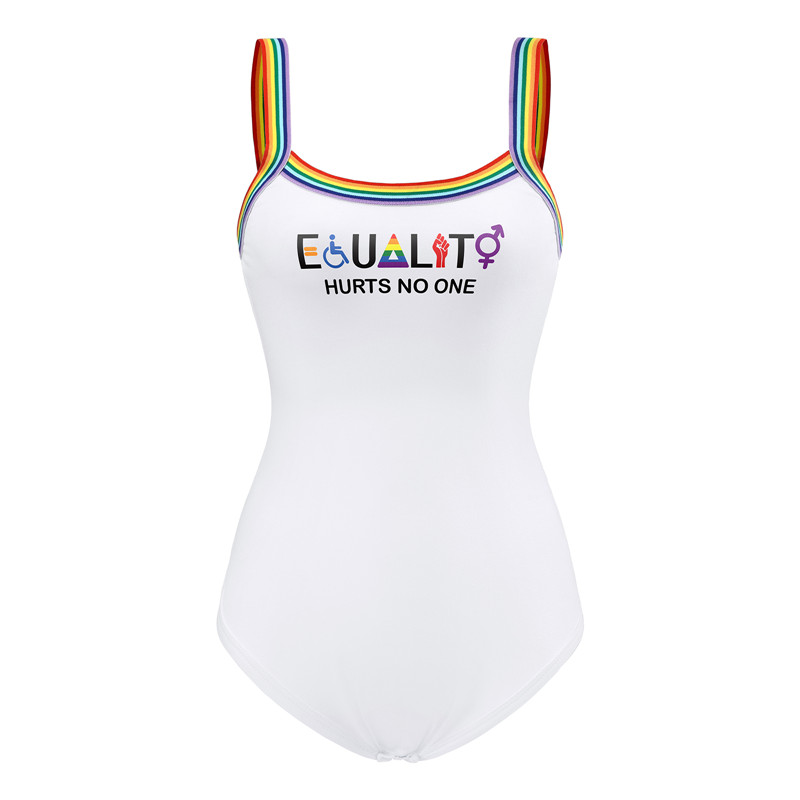 Pride Camisole Bodysuit Letter