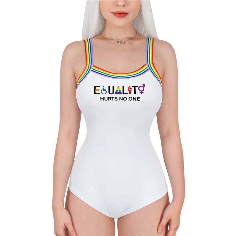 Pride Camisole Bodysuit Letter