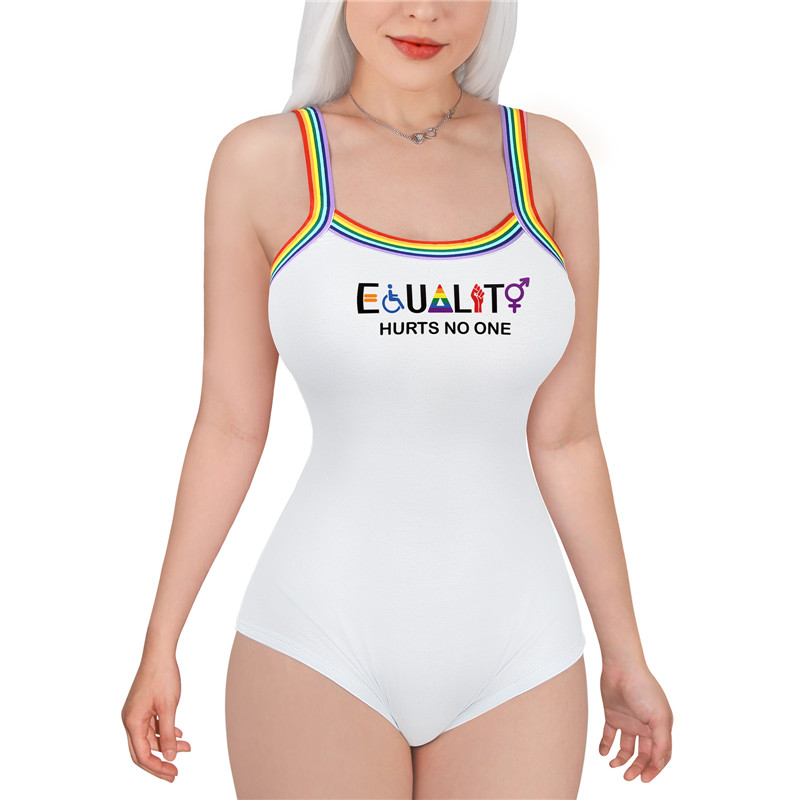 Pride Camisole Bodysuit Letter